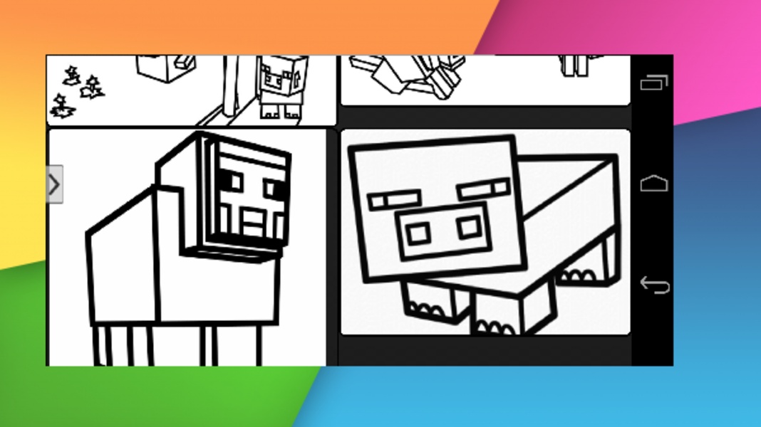 Minecraft coloring for kids - Preview 1