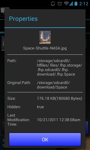 Hide Files & Folders - Preview 1