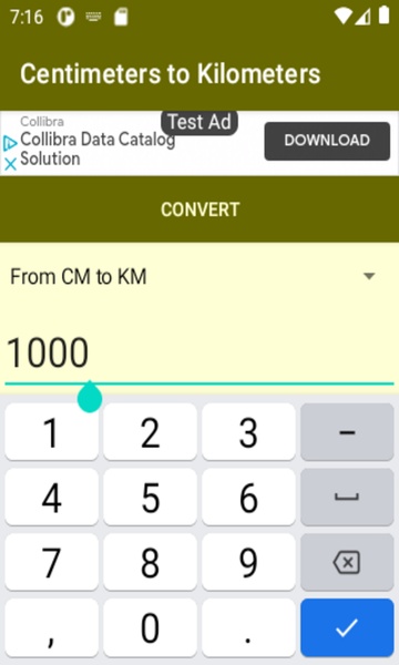 Centimeters to Kilometers converter - Preview 3