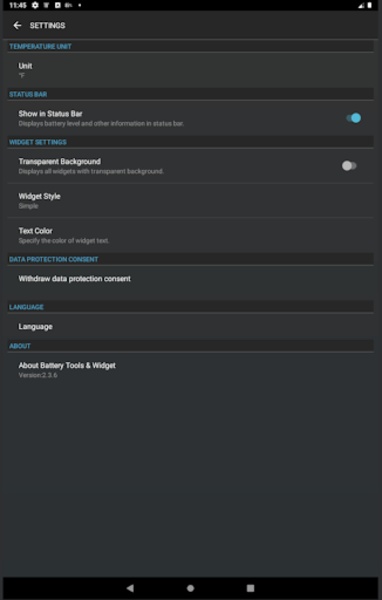 Battery Tools & Widget - Preview 1