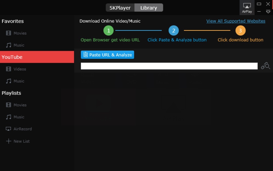 atravesar Pinchazo Sermón 5KPlayer para Windows - Descarga gratis en Uptodown
