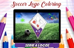 Logo Soccer Coloring Page screenshot 1