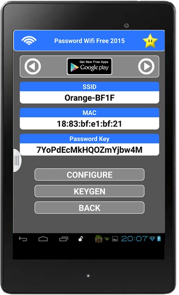 Password Wifi Free 2015 - Preview 1