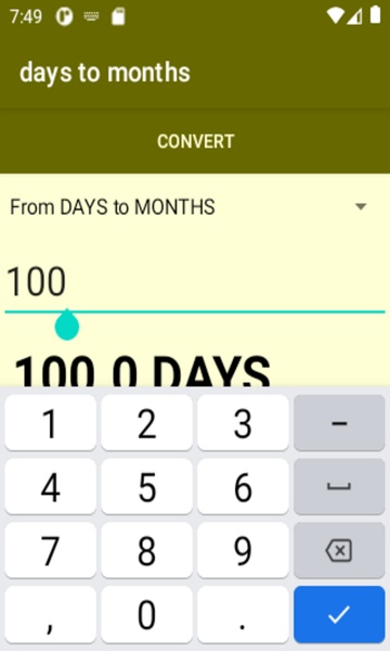 days to months converter - Preview 3