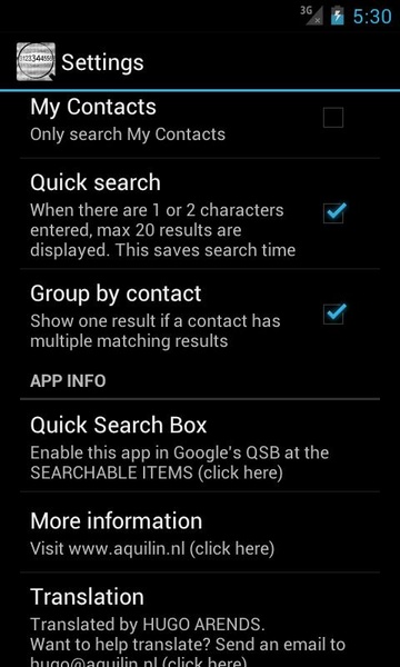 Contacts Search Adv. - Preview 2