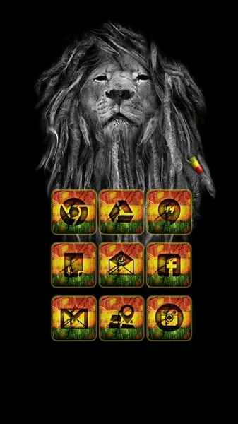Reggae Rasta Solo Launcher Theme - Preview 6