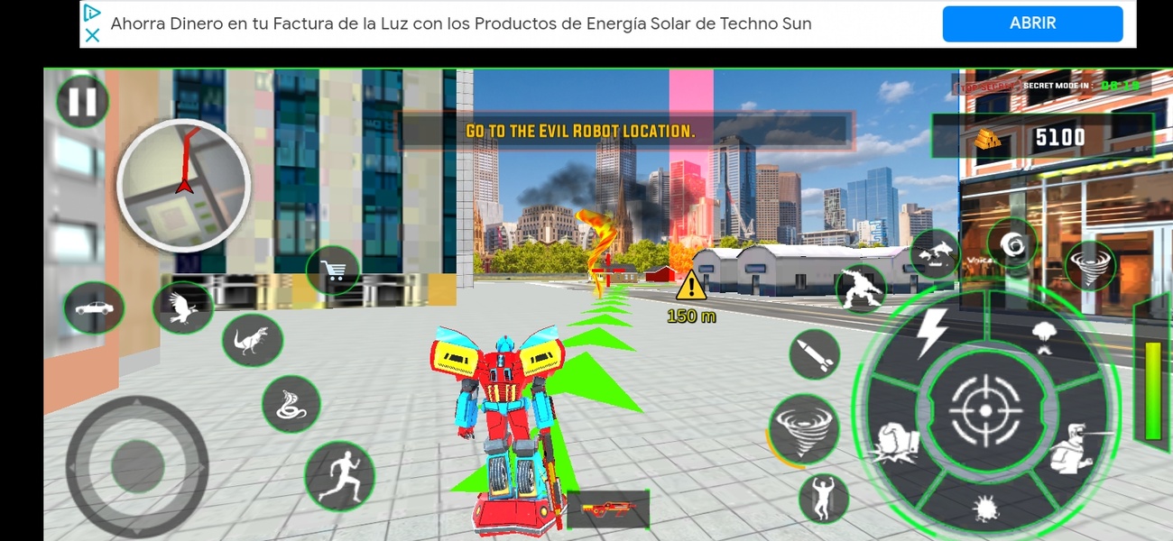 Flying Dino Transform Robot: Dinosaur Robot Games - Preview 2