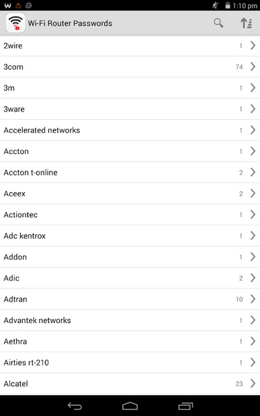 Router Passwords - Preview 5