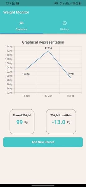 Advance Weight Monitor - Preview 4