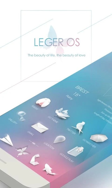 Leger OS GOLauncher EX Theme - Preview 5