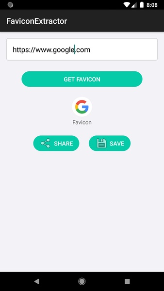 FaviconExtractor - Get favicon icon from web sites - Preview 4