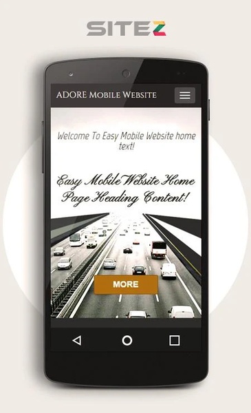 Sitez Mobile Site Builder - Preview 5