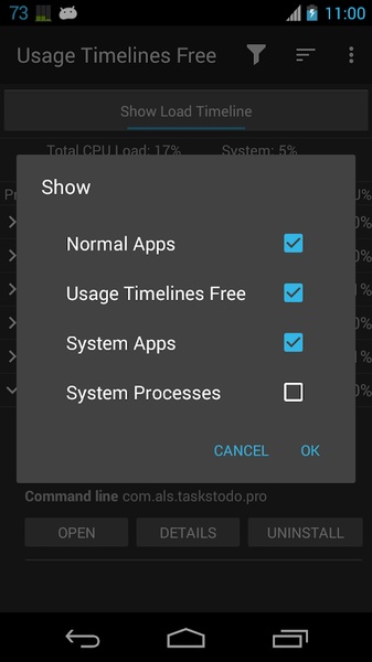 Usage Timelines Free - Preview 6