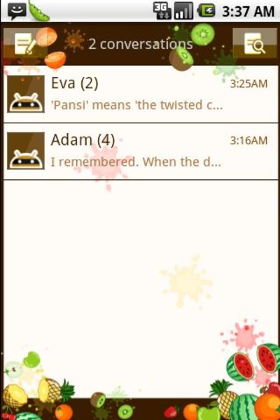 Fun Fruits theme - Preview 3