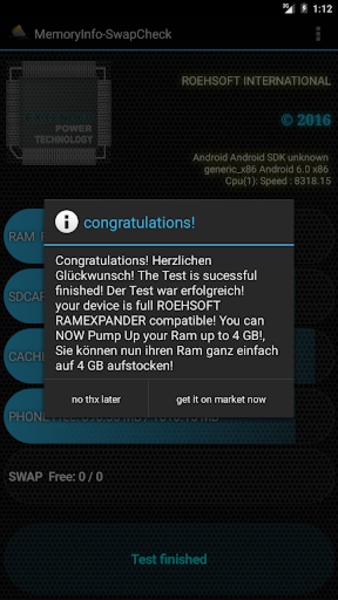 MemoryInfo-SwapCheck For Android - Download The APK From Uptodown