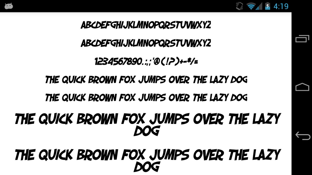 Comic Fonts 50 - Preview 1