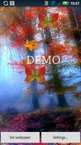 Fall Butterfly Leaves DEMO - Preview 4