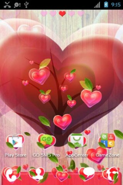 GO Launcher EX Valentine Heart - Preview 5
