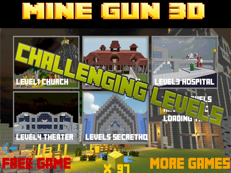 Mine Gun 3d - Cube FPS - Preview 9