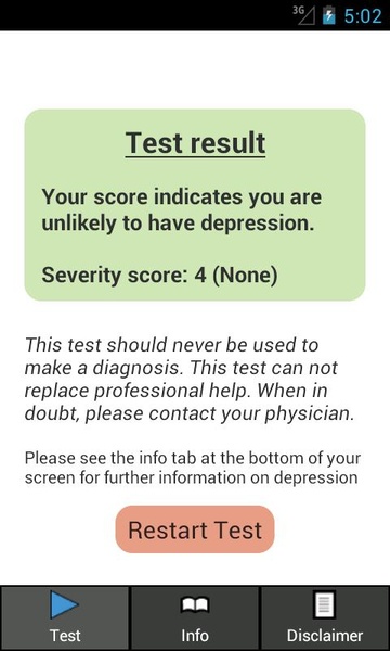 Depression Test - Preview 3