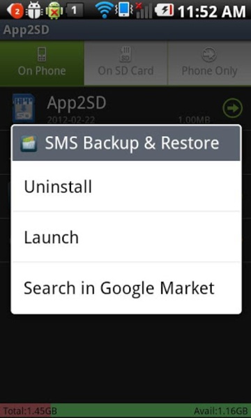 App2SD - Save phone storage - Preview 4