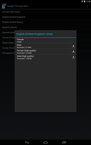 Speech Services by Google - Preview 7