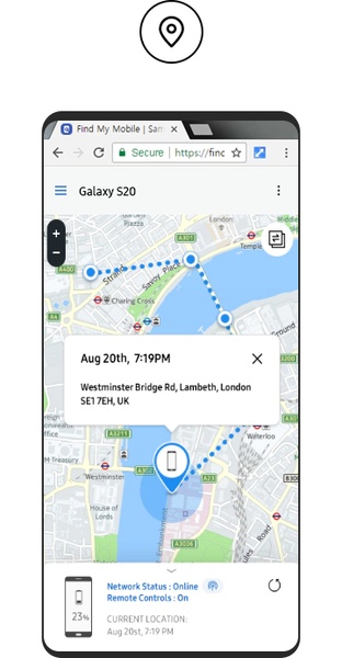 Samsung Find My Mobile for Android - Download the APK from Uptodown