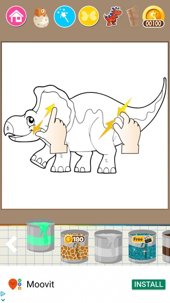 Dinosaurs Coloring Pages - Preview 2