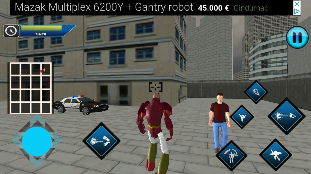 Flying Superhero Laser Robot - Preview 6