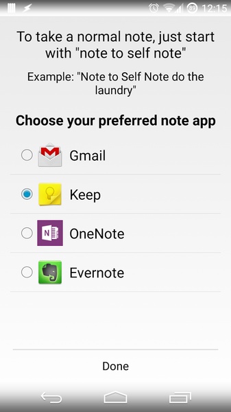 Commandr for Google Now - Preview 2