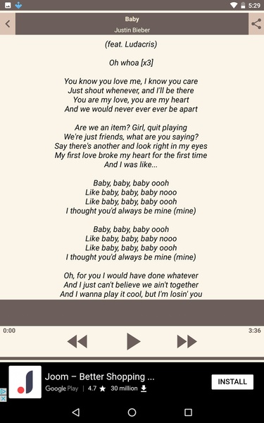 Justin Bieber Song & Lyrics - Preview 6