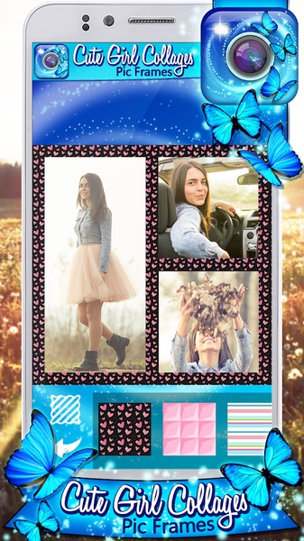 Cute Girl Collages Pic Frames - Preview 4