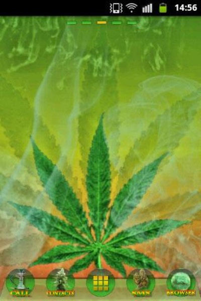 GO Launcher Ganja Weed Theme - Preview 5