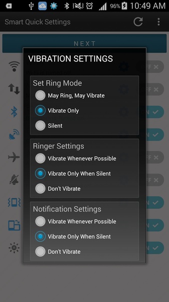 Smart Quick Settings - Preview 2