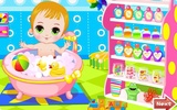 幸せな赤ちゃんの入浴のゲーム screenshot 1