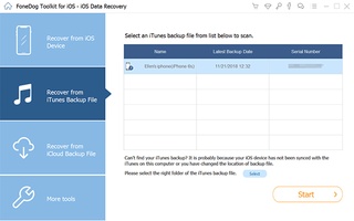 FoneDog iOS Data Recovery screenshot 8