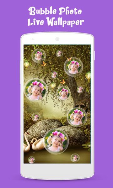 Bubble Photo LiveWallpaper - Preview 1