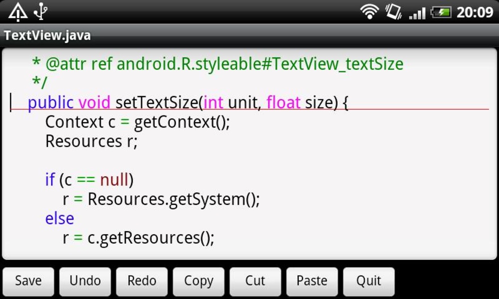 Jota Text Editor - Preview 1