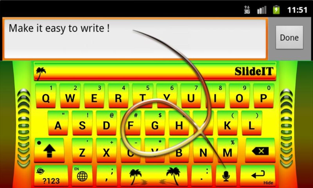 SlideIT Reggae skin skin - Preview 2