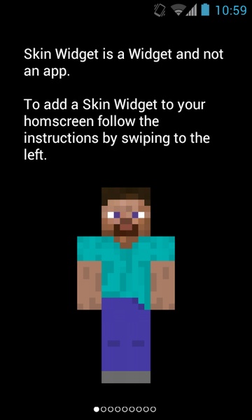 Skin Widget for Minecraft - Preview 2