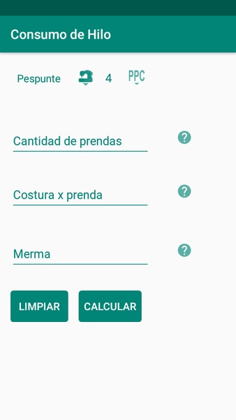 Consumo de Hilo - Preview 1