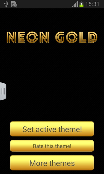 Neon Gold GO Keyboard - Preview 6