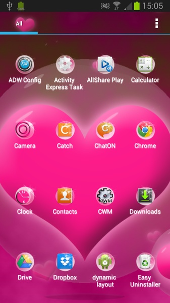 ADW Hearts Theme - Preview 2
