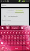 Pink Keyboard Fancy GO Theme screenshot 5