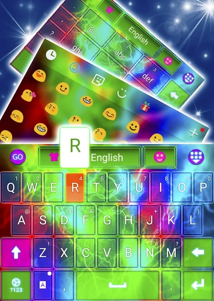 Electric Neon Go Keyboard - Preview 2