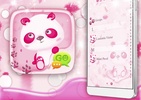 GO SMS Pink Panda screenshot 2