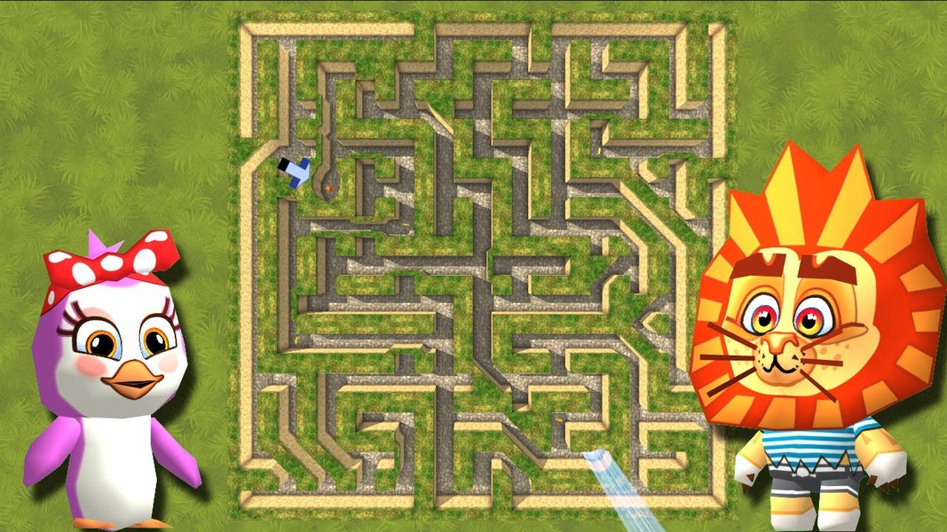 Maze Cartoon labyrinth 3D HD - Preview 3
