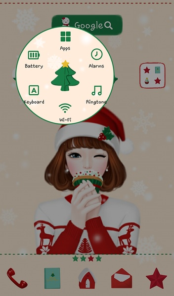 lovely girl sweet christmas - Preview 1
