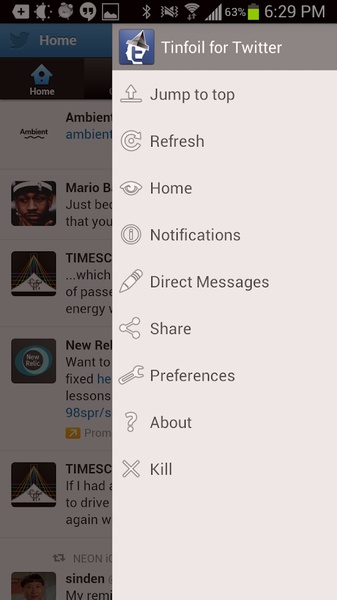 Tinfoil for Twitter - Preview 2