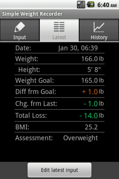 Simple Weight Recorder - Preview 6